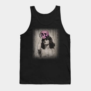 Woman and skull Tank Top